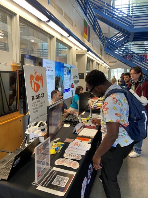 R-SEAT and RIDER Exhibition Table at the FAMU-FSU EDGE Fair